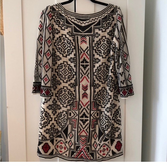 Alice + Olivia Aztec Print Dress Small - Picture 6 of 6